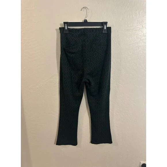 Free People Green Geometric Pants - Picture 10 of 12
